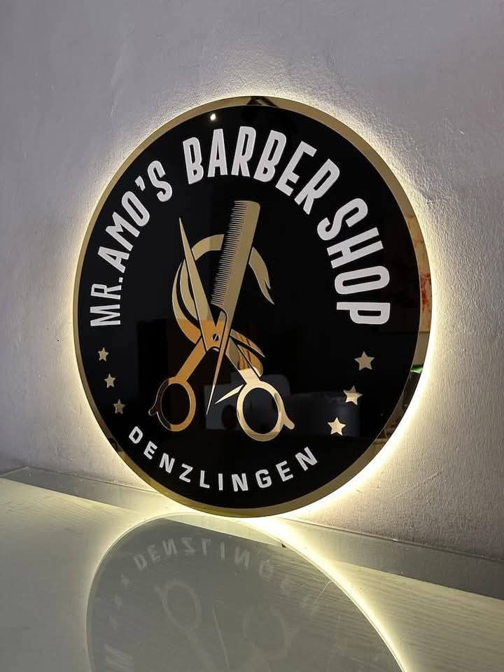 Caligroove Custom Round Sign – Black Edition