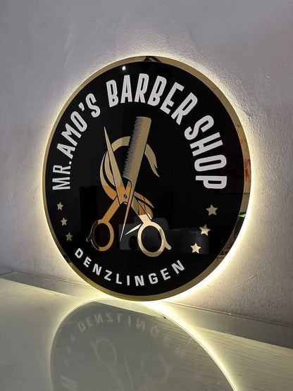 Caligroove Custom Round Sign – Black Edition