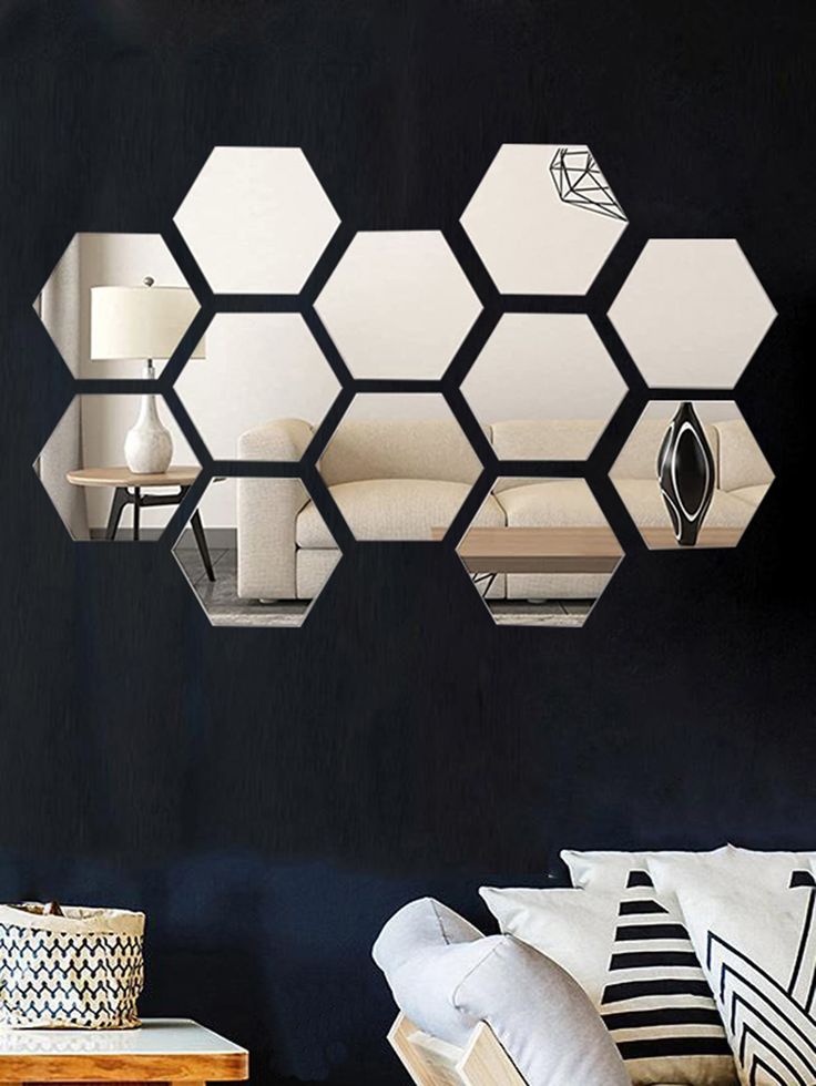Hexagon Mirror Wall Set