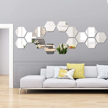Hexagon Mirror Wall Set